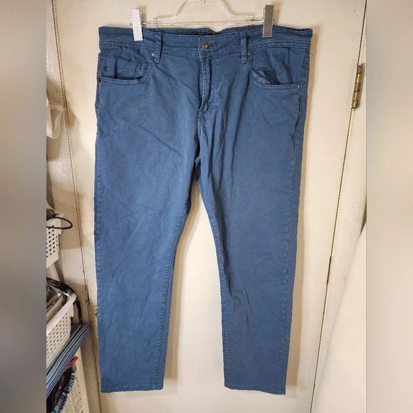 LiverPool LA Modern Straight Leg Blue Chinos Size 38 x 30 - Picture 1 of 11